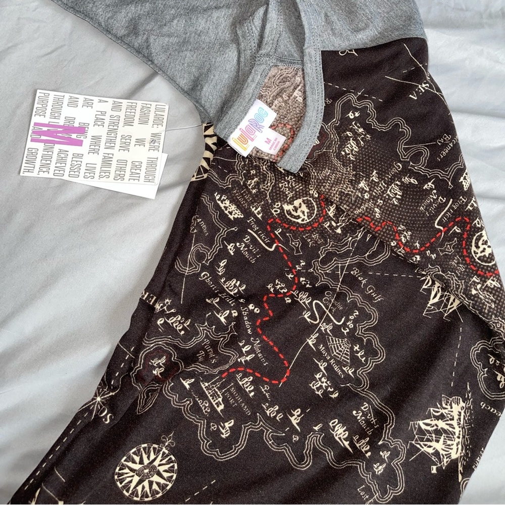 LulaRoe Randy treasure map - Picture 3 of 4